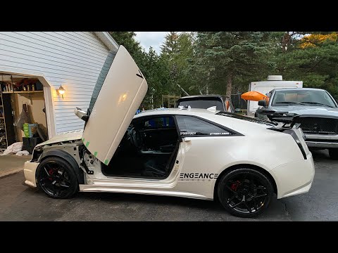 Vertical Doors Lambo Kit installation 2008 – 2014 Cadillac CTS Coupe