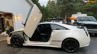 Vertical Doors Lambo Kit installation 2008 - 2014 Cadillac CTS Coupe