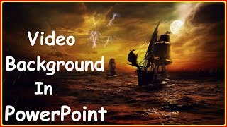 How to Add a Playing Video Background in PowerPoint Presentations ( Adding Videos to PowerPoint )