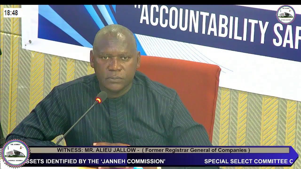 SPECIAL SELECT COMMITTEE ON THE SALE AND DISPOSAL OF ASSETS IDENTIFIED BY THE ‘JANNEH COMMISSION’