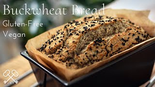 4 INGREDIENTS Buckwheat Bread in 1 Hour | Gluten-Free, Vegan, No-Knead,  Yeast-Free! by LowKey Table (Vegan + Gluten-Free) 32,369 views 1 year ago 4 minutes, 11 seconds
