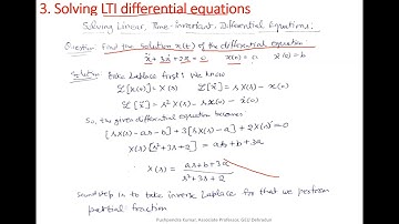 L4 Control Theory (Solving Differential Equations)