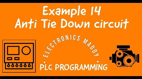 Example 14 | Anti Tie Down circuit | PLC Programming
