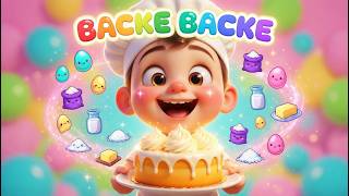 Backe, backe Kuchen! 🍰 Das lustige Back-Lied zum Mitsingen | Kinderlied & Rezept für Kleinkinder