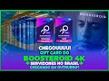 CHEGOU!!! GIFT CARD DO BOOSTEROID 4K! E SERVIDORES DO BOOSTEROID CHEGANDO EM OUTUBRO NO BRASIL?