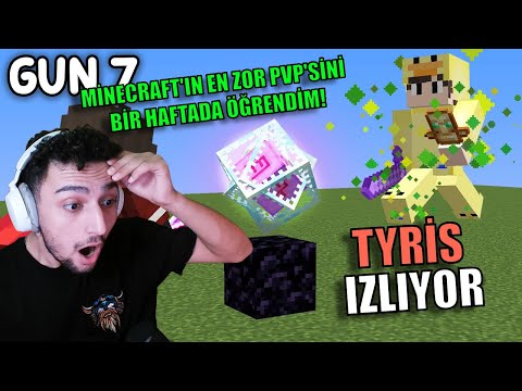 Tyris "I Learned Minecraft's Hardest PVP in a Week!" Watched by @Rwaii