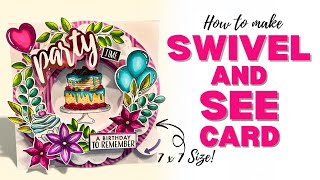 How to Use your Swivel & See die set! | Fun Kinetic card ideas.