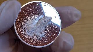 Le Grand Mint Geko Ultra High Relief Proof 2023 Silver Bullion Coin