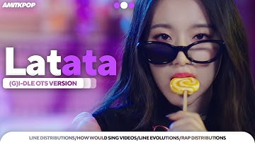 (G)I-DLE - LATATA (OT5) Line Distribution (Color Coded)