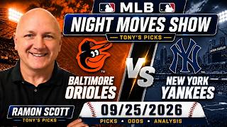 Orioles vs Yankees Game 2 MLB Betting Odds & Picks, 9/25/26 | Night Moves Show screenshot 4