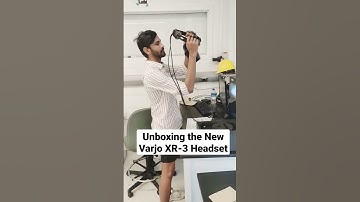 Unboxing the New Varjo XR-3 Headset #cviss #cviss-lab #xr #ar #vr #metaverse
