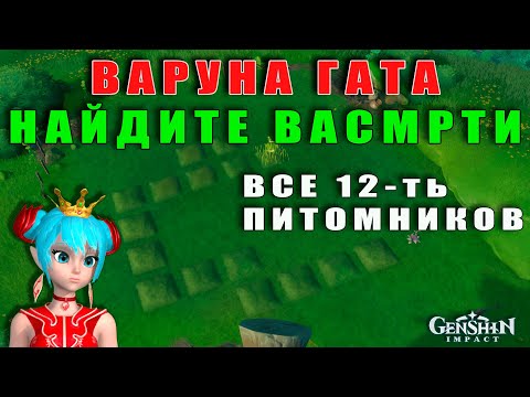 Варуна Гата | Genshin Impact | Осмотрите лесные питомники и найдите Васмрти