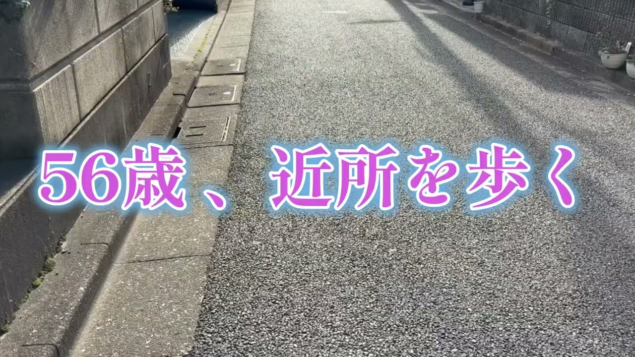 56歳、近所を歩く｜この街で生きてきた