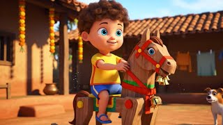 Lakdi ki Kathi Nursery Rhyme for Kids | लकड़ी की काठी काठी पे घोड़ा screenshot 1
