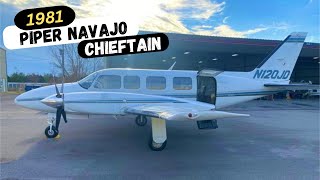 1981 Piper Navajo Chieftain | N120JD For Sale