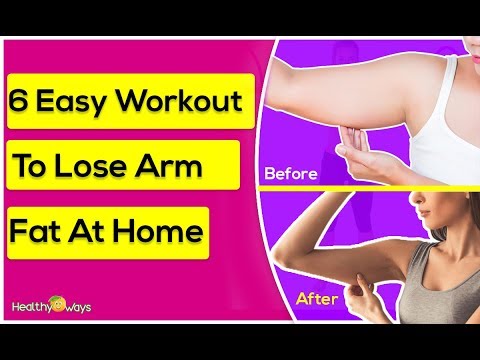 6 Easy Workouts to Lose Arm Fat At Home !! Lose arm fat with these 5 quick exercises