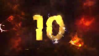 大气火焰炫酷10秒片头晚会开场倒计时高清视频素材