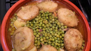 Beef Tagine with Green Peas and Artichokes