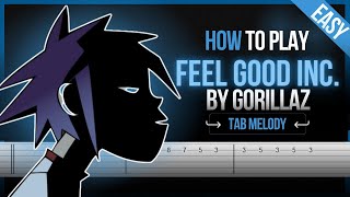 PDF Sample Feel Good Inc - Gorillaz - EASY guitar tab & chords by TabMaster.