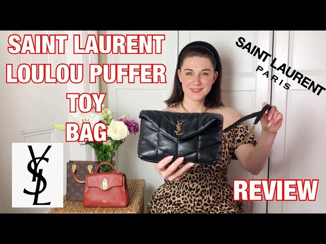 Saint Laurent Loulou Toy Puffer Leather Crossbody Bag