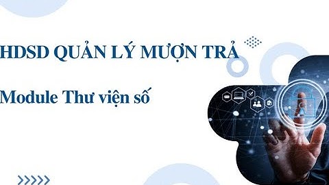 Web - Hướng dẫn nhà trường quản lý mượn trả sách