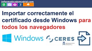 Importar certificado digital con Windows y su herramienta de importación - Permiso de Administrador