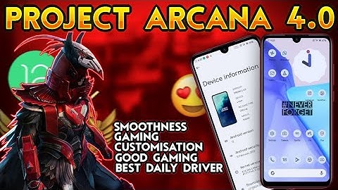 Project Arcane v4.0 For Redmi Note 7 Pro | Arcane 4.0 Dream | Smoothness , Stability & Good Gaming