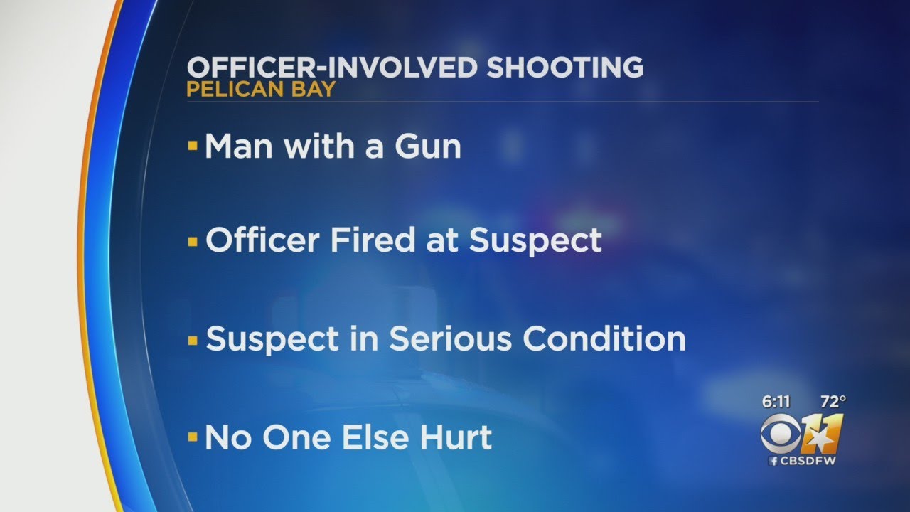 Pelican Bay Officer Shoots Armed Man Late Friday Night During Domestic Call