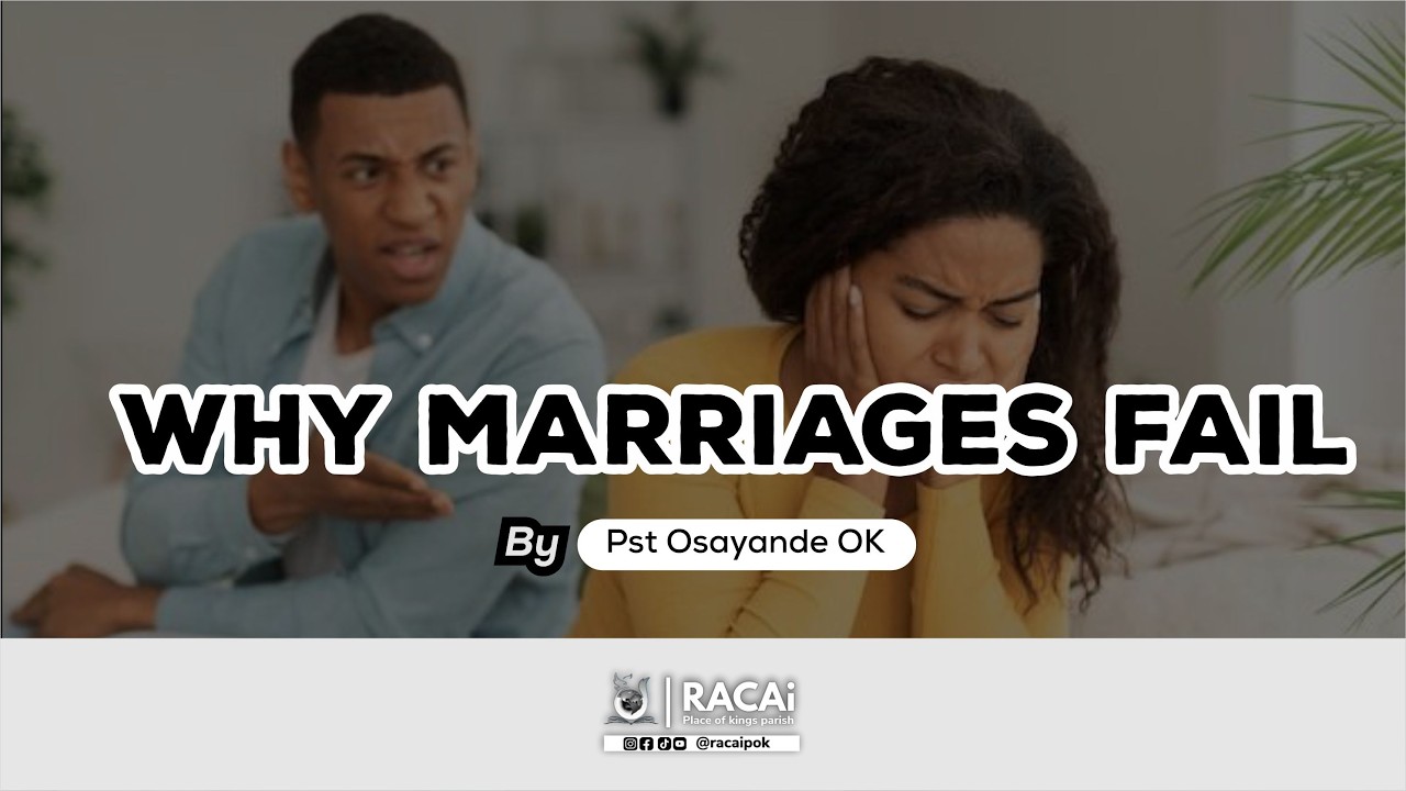 Why marriages fail part 1 by Pastor OK #pastorok
