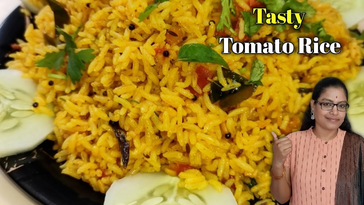 बचे हुए चावल हो फ्रेश चावल लहसून प्याज के बिना टेस्टी टोमॅटो राइस Tomato Rice l Tomato Rice Recipe 