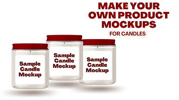 [FREE] How to create product mockups SERIES (Candles) | Redds University