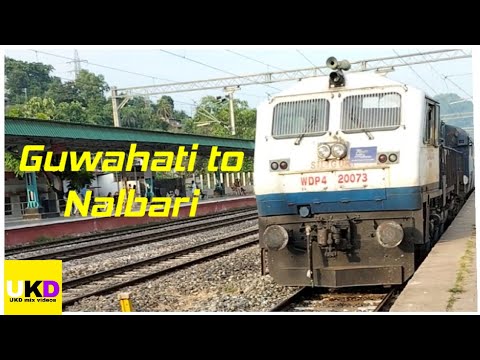 Guwahati to Nalbari...Manas Raino passenger train... Travel Indian Railway...#localtrain #assam