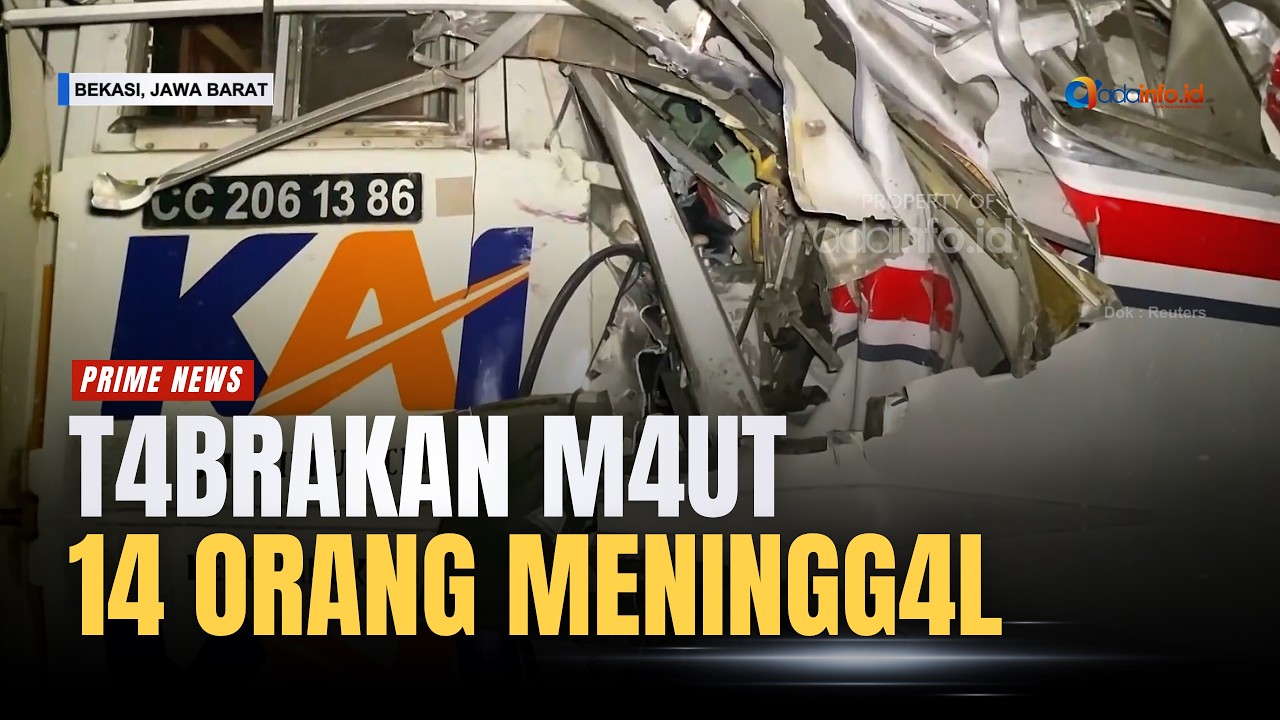 Kecelakaan Kereta Bekasi Timur, 14 Meninggal dan 84 Luka-Luka