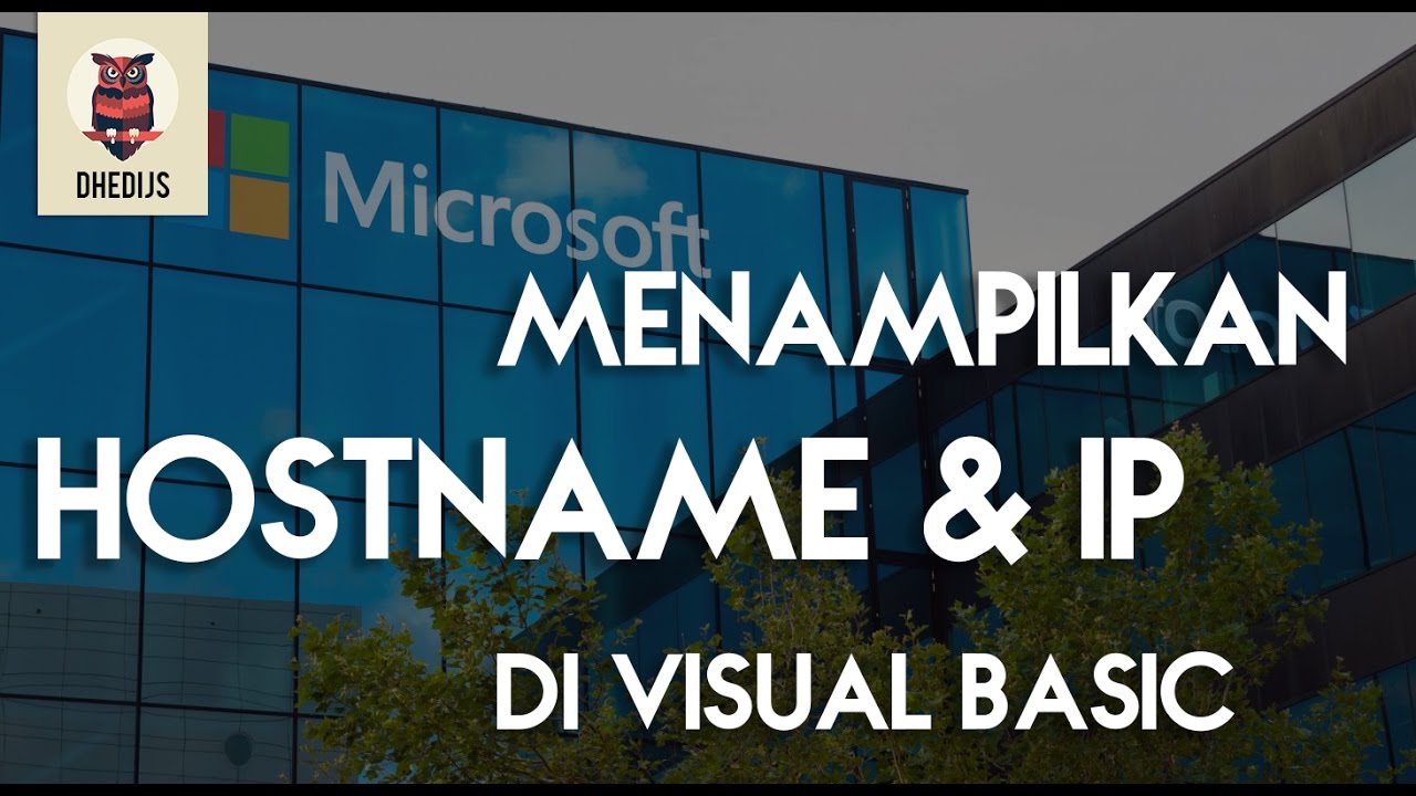 Menampilkan Nama Pc Dan IP Di Visual Basic 6 - YouTube