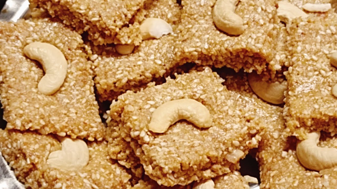 तिल और मुंगफली की चिक्की रेसिपी 👌ll