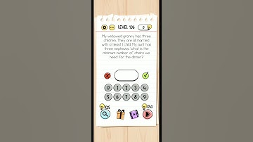 Brain Test level 106 Walkthrough solution or answer