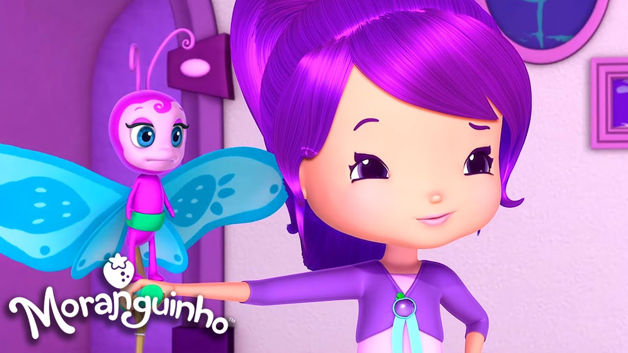 Moranguinho 🍓 Amigo da borboleta 🍓 Filmes infantis