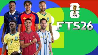 FTS 26 MOBILE™ FIFA WORLD CUP 2026 ANDROID OFFLINE UPDATE NEW KITS 26/27 REAL FACES FULL TRANSFERS