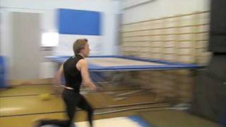Wall inward double frontflip