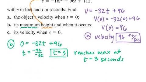 MAT271 - Calculus1 - 4.5b Applied Optimization, Position & Velocity, Minimize Average Cost