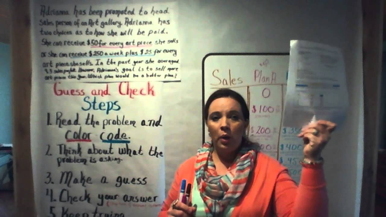 Lecture 2 - Word problems using guess and check - YouTube