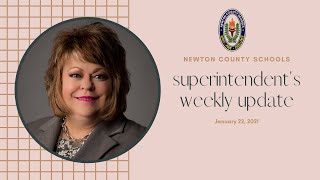 Superintendent's Weekly Update-Week Ending January 22, 2021