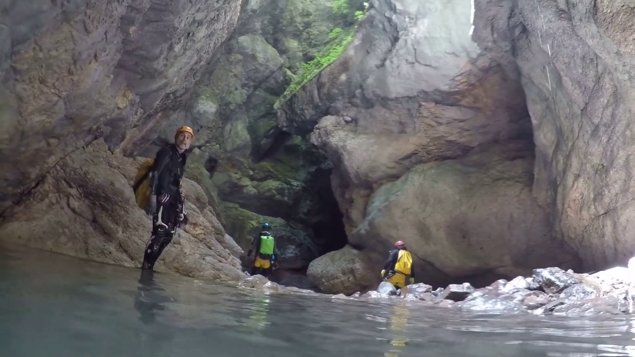 Canyoning Rio Frondizzon / Friaul / Italien 2019