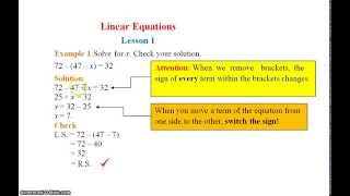 SAT ACT Linear Equations Lesson 1