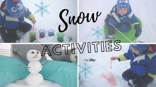 4 Outdoor Snow Activities | DIY Winter Activities for Kids screenshot 3