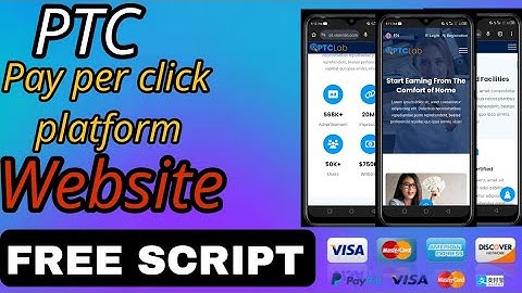 How To PTC Pay per click platform With Admin Panel ll Free PHP Script