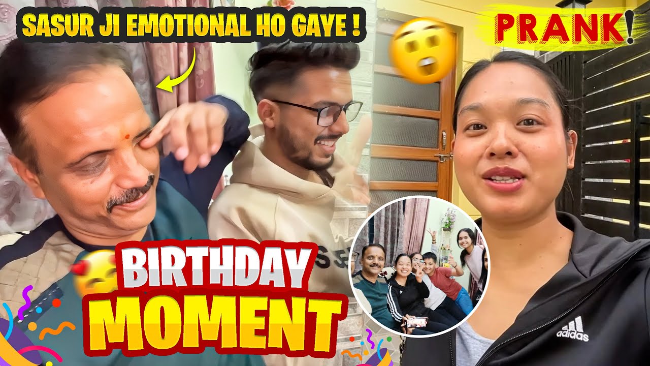 BIRTHDAY Surprise Ne Hone Wale Sasur Ji Ko Rula Diya!😢 | Alisha Thapa