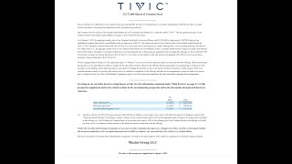 Tivc Stock Offering