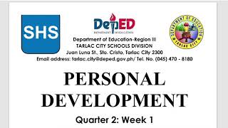 PERSONAL DEVELOPMENT Q2 W1 (LECTURE VIDEO) Wealth