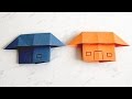 How to make a paper home house  kids paper arts and crafts